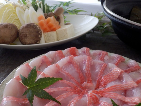 金目鯛しゃぶしゃぶ