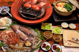 海鮮炭火焼きコース