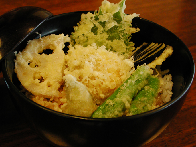 あわびの天丼(3,300円)