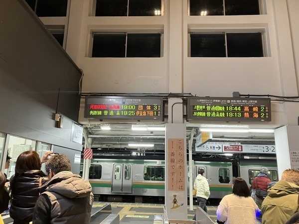 河津桜ビール列車2024