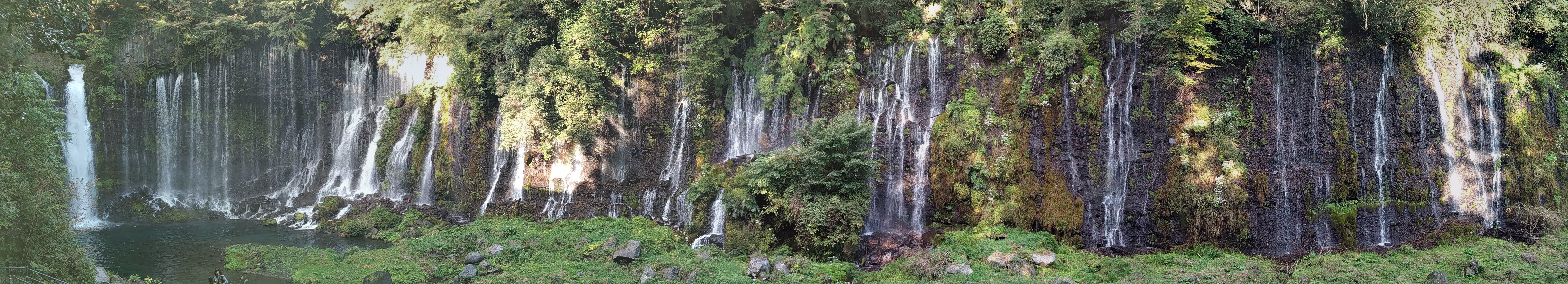 白糸の滝パノラマ撮影